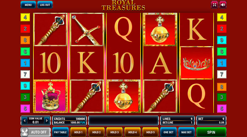 игровой автомат онлайн Royal Treasures